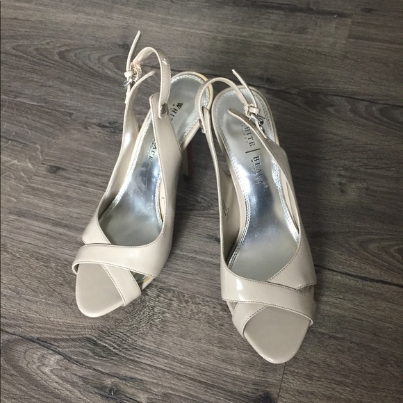 White House Black Market Shoes - White House Black Market slingback heels size 8